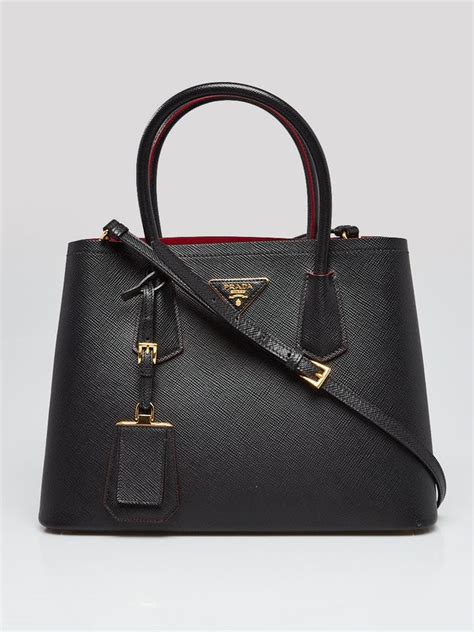 prada 1bg775|Prada Double Medium Leather Handbag.